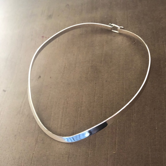 Sterling Silver? Collar Necklace - 818 $50 or $45 w/offer - Picture 1 of 2